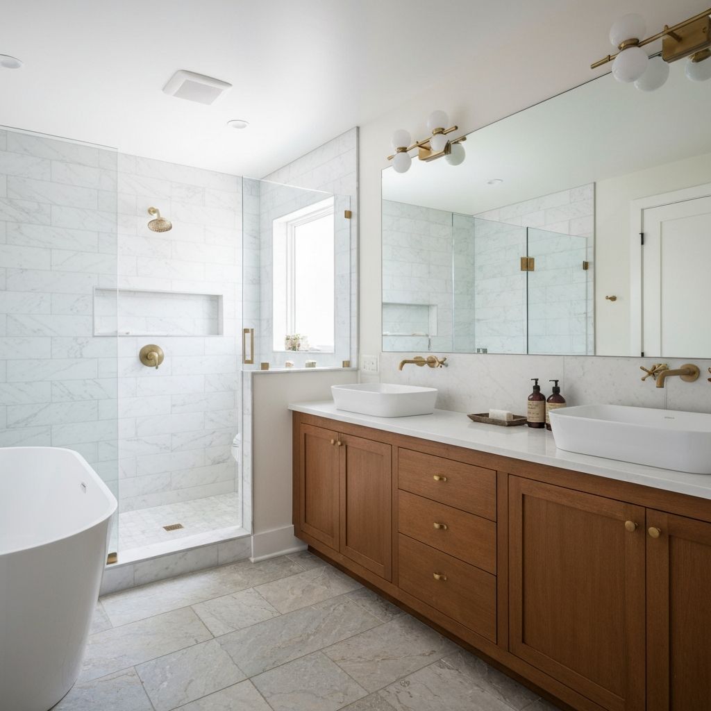 Contemporary bathroom renovation